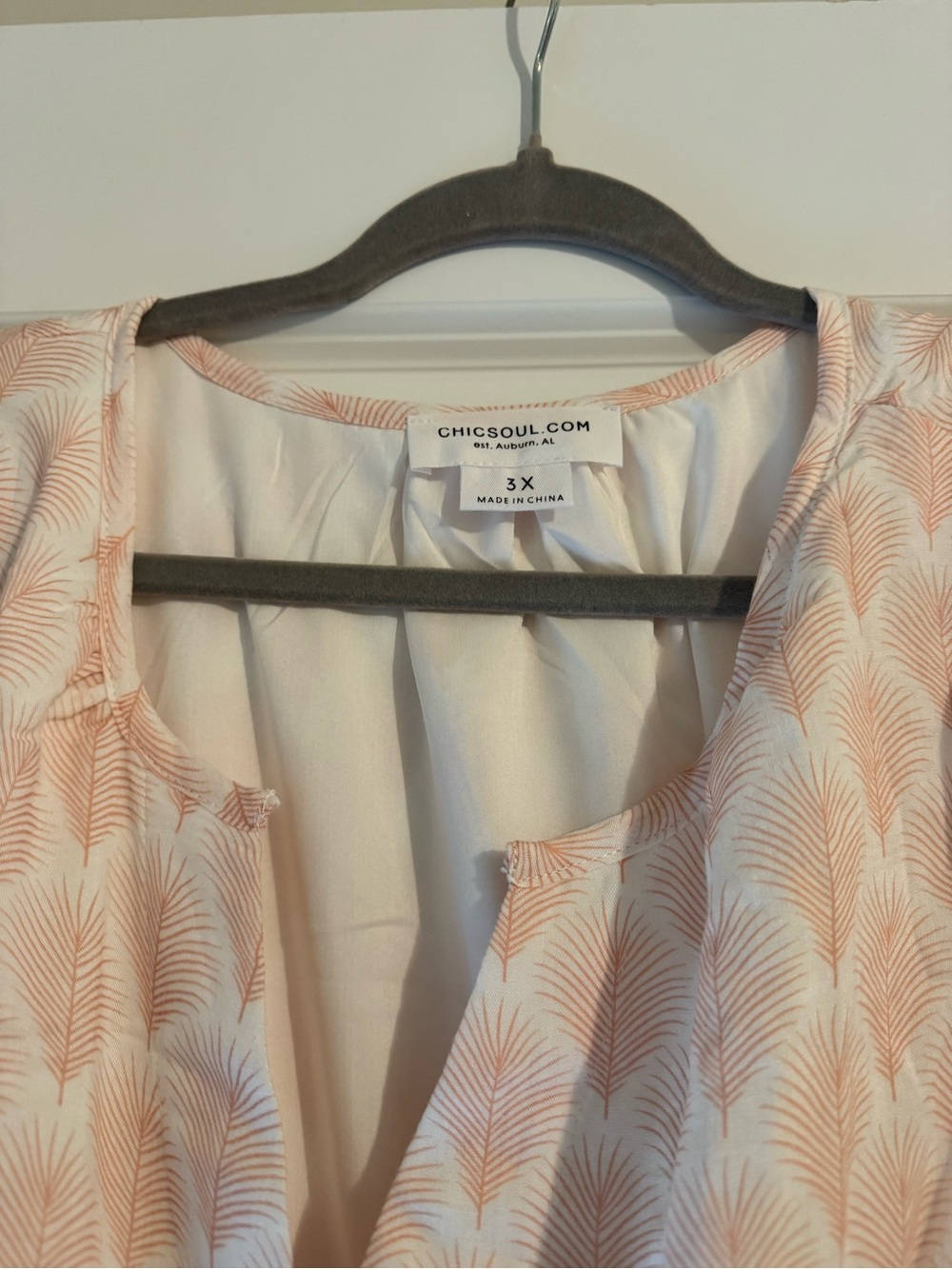 Plus size boutique dress- Baby Pink - Picture 3 of 4